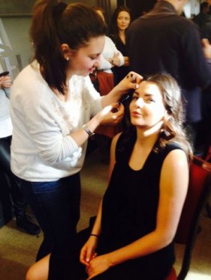 backstage show de moda